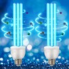 Qualirey 2 Pack UV Germicidal Light Bulb with Ozone, 25