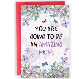 Abeletree First Mothers Day Gifts for New Mom, Mom to be Mothers Day Card, Pregnant Mother Gifts for Wife -YOU ARE GOING TO BE AN AMAZING MOM