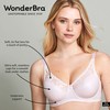 Wonderbra Womens Firm-support Seamless Cup Underwire Bra, White, 36C US