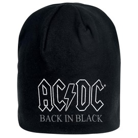 AC/DC BACK IN BLACK beanie hat