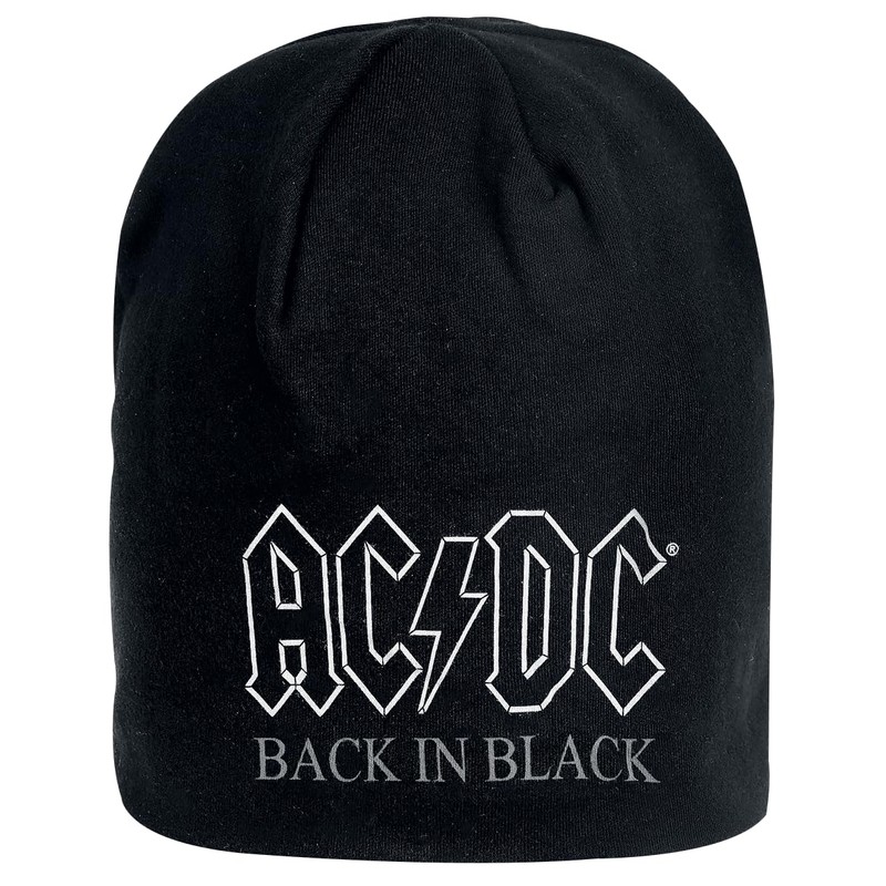 AC/DC BACK IN BLACK beanie hat