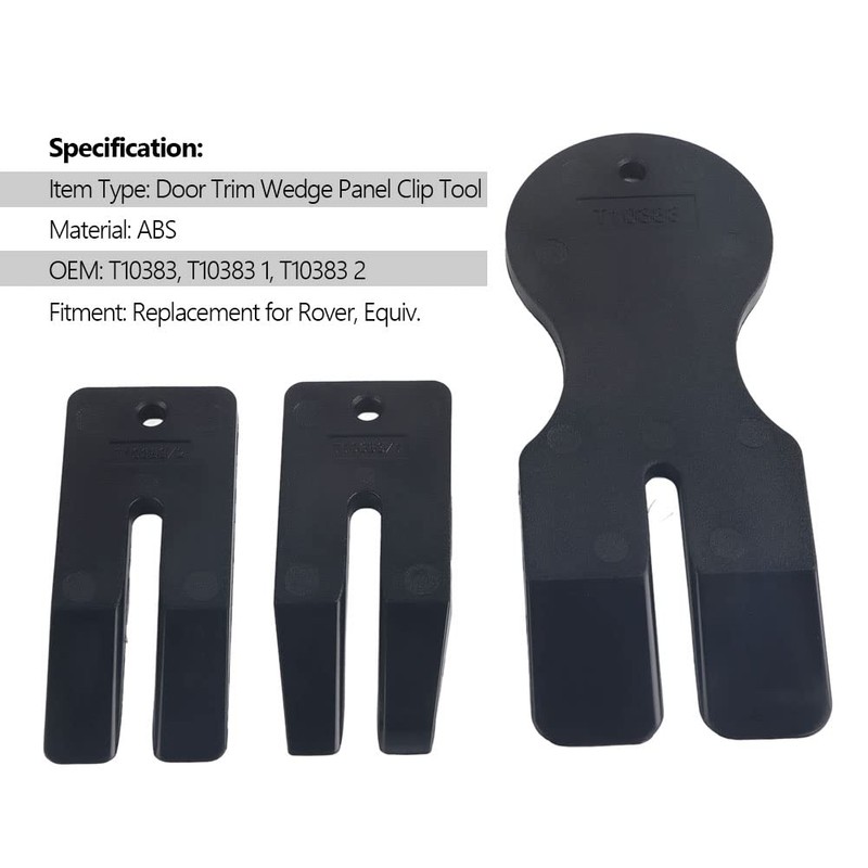 3pcs Door Panel Wedge Tool Car Door Removal Tool Replacement