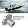 50mm Boat Garboard Drain Plug Stainless Steel Mirror Polish UV