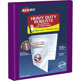 Avery Dennison Purple -Heavy-Duty Binder 1.5 Office Binder (AVE-79774)