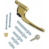 Fixrello 1 x Gold Window Handles for uPVC Windows -
