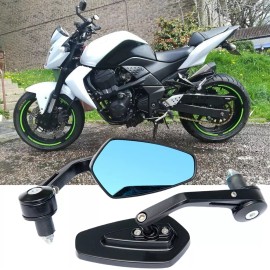 GOODFITMENT For Kawasaki Z900RS Z125 Z400 Z750 7/8" Bar End Mirrors Anti-Glare Rearview