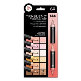 Spectrum Noir TriBlend Marker Set Of 6 - Portrait Blends
