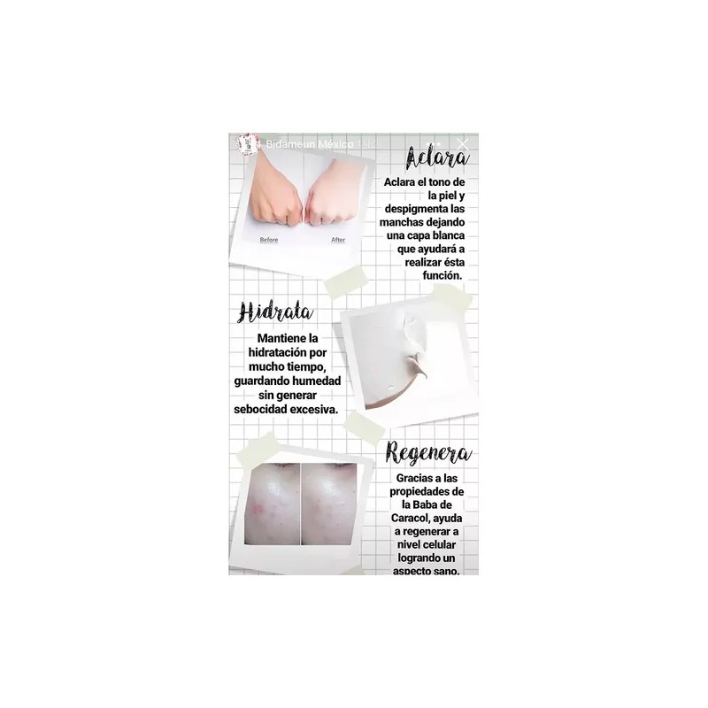 Crema Antiarrugas Y Antimanchas / Snail Wish Whitening Cream