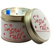 Lily-Flame Snowfall Tin, Pink, 7.7cm l x 7.7cm w x