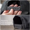 sourcing map 10 Pairs Snapback Strap Cover, 7 Holes Plastic
