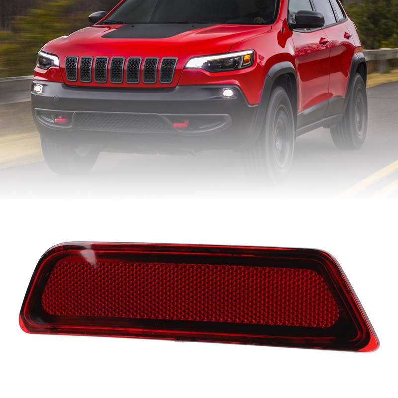 Rear Bumper Cover Reflector Bezel Trim 68275963AC Strong Structure Fit