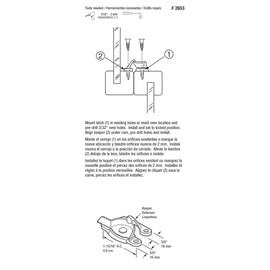 Prime-Line F 2653 Sash Lock, 1-15/16 and 1-7/8 In. Hole Centers, Fits Single/Double Hung Wood Windows, Diecast Zinc, Antique Brass-Plated, (Single Pack)