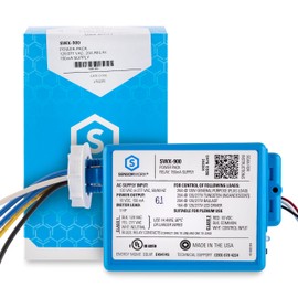 SENSORWORX Power Pack, SWX-900, Switches 20A, 120/277V, Includes Class 2 Output - 18 VDC, 150 mA, Plenum Rated, Made in USA