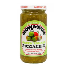 Howard’s Green Tomato Piccalilli 11 oz (312g) | Classic Relish | Great on Hot Dogs, Burgers, Sandwiches & Relish Trays | Gluten Free [Pack of 2]