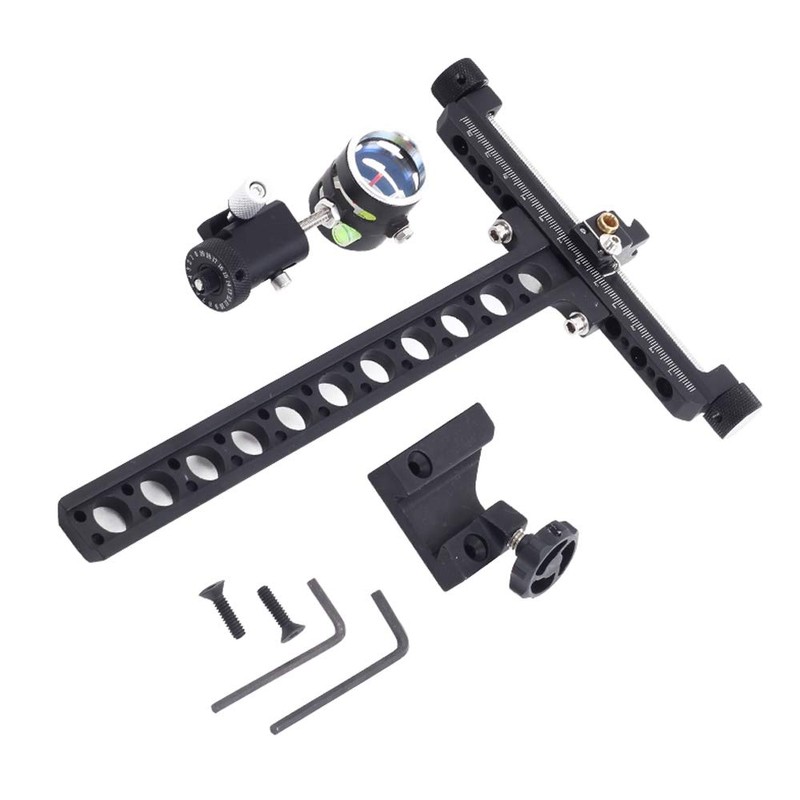 ZSHJGJR Compound Bow Visor Single Needle Pin Bow Sight 4x