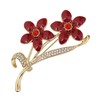 GFM® Forget Me Not Floral Brooch – Crystal & Rhinestone