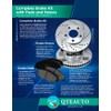 PM Auto Front Disc Brake Rotors For 2007-2009 Saturn Aura,