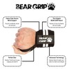 BEAR GRIP - Premium Weight Lifting Wrist Support Wraps, (Sold