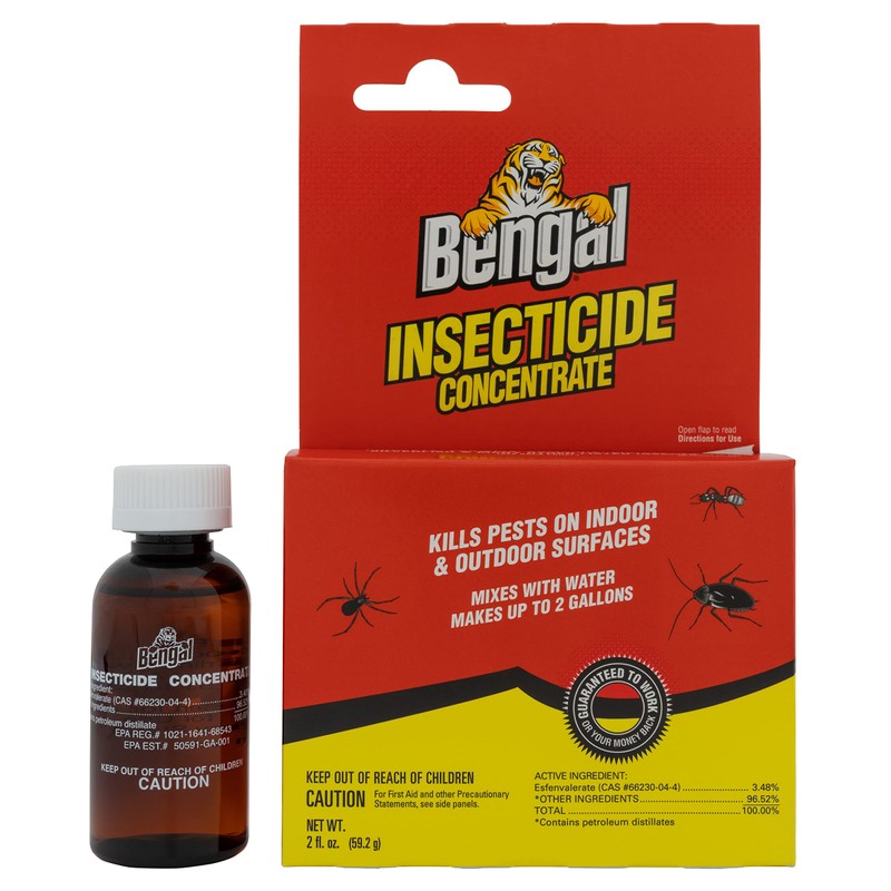 Bengal Insecticide Concentrate, Indoor and Outdoor Insect Killer, Makes 2