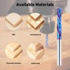 EANOSIC Compression Spiral Router Bits 1/4" Shank,1-1/4" Cutting Length, Extra