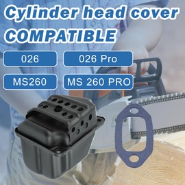 AUMEL Exhaust Muffler Gasket Kit for Stihl 026, 026 Pro, MS260, MS 260 PRO Chainsaw Replace 1121 140 0606