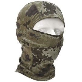 Dhana Style 3-Way Balaclava Army Eye Opening Tactical Face Mask/Military Camouflage Headwear ★ For Survival Games, Cycling, Motorcycles, Outdoors BXB (All Terrain)