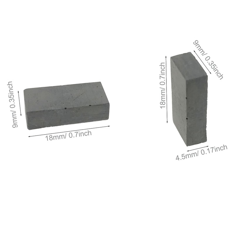 Woohome 150 PCS Mini Wall Bricks Gray Miniature Brick Figurine