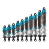 1/10 RC Oil Leakproof Shocks,2Pcs Adjustable Oil Filled Shocks 52mm-120mm