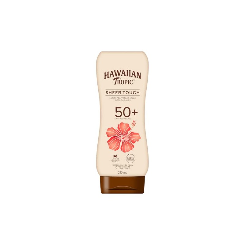 Hawaiian Tropic Sheer Protector Solar 50 FPS Loción de 240ml