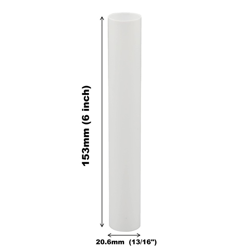 Creative Hobbies® 6" White Plastic Candle Covers Sleeves Chandelier Socket