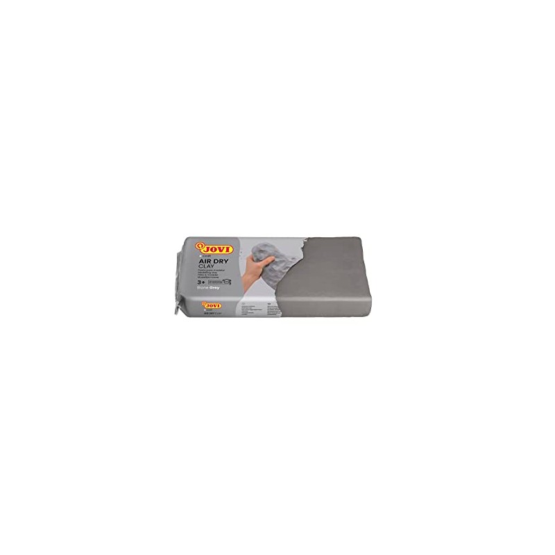 Jovi- Modelliermasse - Masa para modelar autoendureciente, 83G, Gris, 250