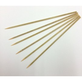 Bamboo Paddle Picks Bamboo Square Skewers 15 cm (with Leather) with G