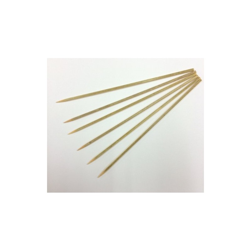 Bamboo Paddle Picks Bamboo Square Skewers 15 cm (with Leather)