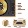 MANGOSTAN Portable CD Player with Speaker, Retro CD Player with