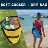 Enthusiast Gear 15L Camo Gray Floating Cooler Backpack - Leak