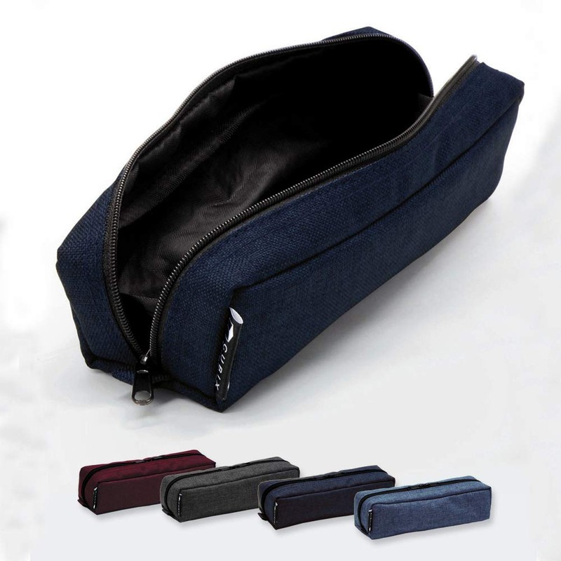 M-Plan 106198-14 Easy Open Mini Pencil Case, Elegant, Gray