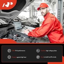 A-Premium Juego de 8 cables de bujía de encendido compatible con Ford Mustang 1996-1998, Laforza 1994-1998, 4.6L 5.0L