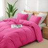 SSW HOMES Double Size Duvet Cover Sets (Pink) - 3