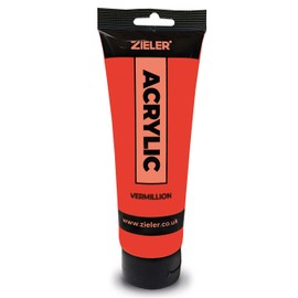 Zieler 120ml Acrylic Paints (Vermilion)