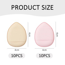 20 Stücke Mini Puff, Weicher Schwamm Puff, Make -Up -Werkzeuge, Schönheitszubehör, Tragbarer Puff