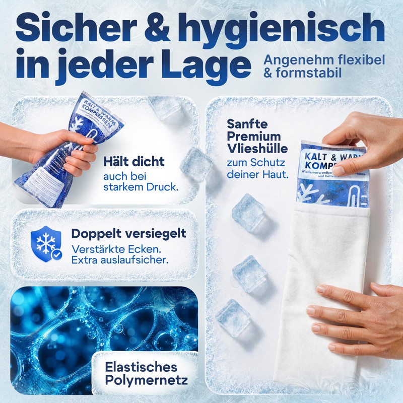 HELDENWERK® Cold Warm Compress | Cool Packs Gel for Children