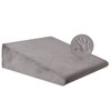 Milliard Bed Wedge Pillow with Memory Foam Top -Helps with