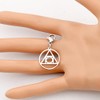 Sello hermético de la luz, símbolo de alquimia, joyería de