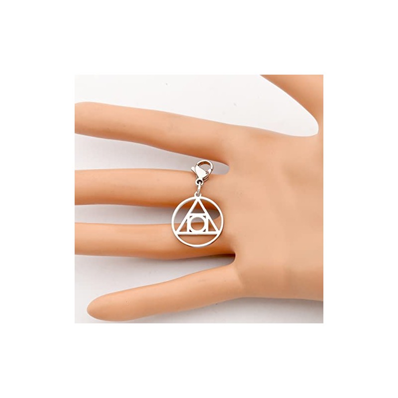 Sello hermético de la luz, símbolo de alquimia, joyería de