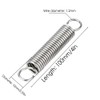 4pcs Dual Hook Tension Spring,Stainless Steel Extended Tension Spring,Extended Compressed