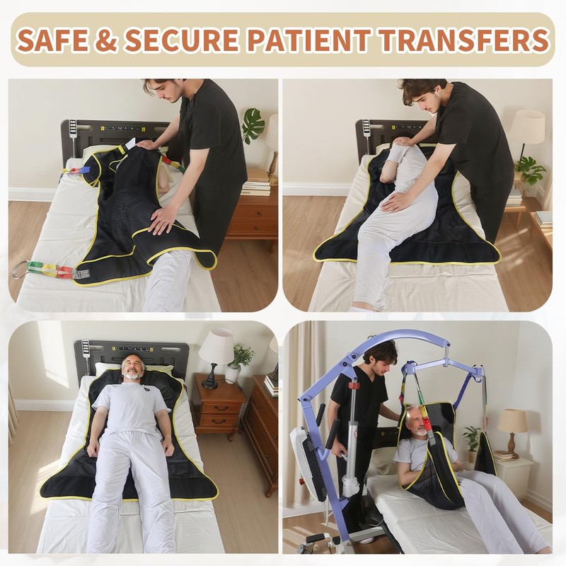 EZ Assistive Universal Full Body Patient Lift Sling, Patient Lift