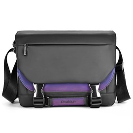 Cwatcun Camera Bag Compact Camera Bag, Small Waterproof Camera Shoulder Bag with Tripod Mount, Travel Photo Bag for Canon, Nikon, Sony, Fuji DSLR/SLR/Mirrorless Cameras, Lens and Accessories, black,