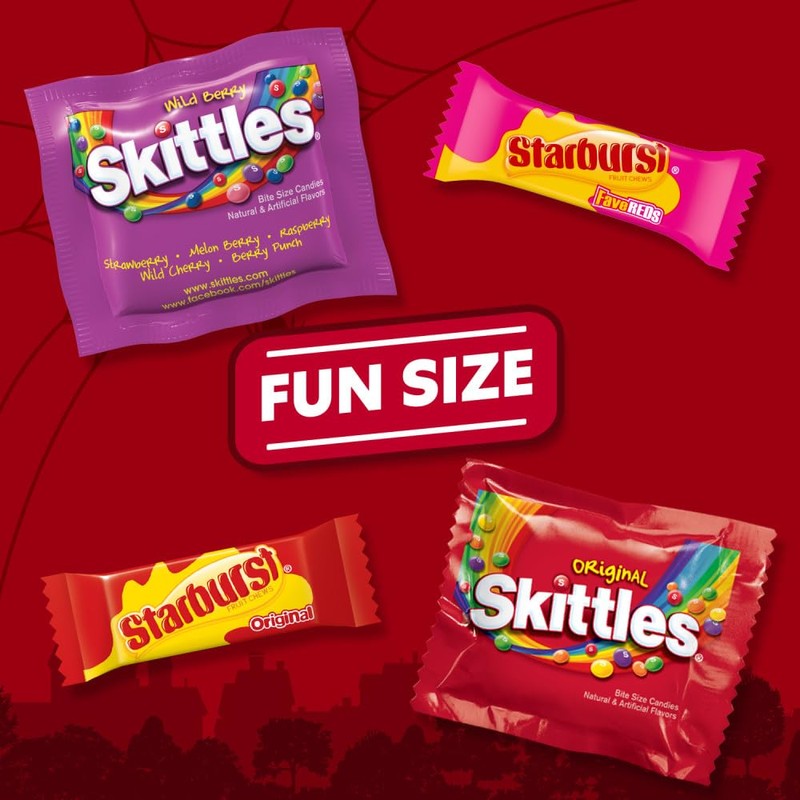 SKITTLES Original & Wild Berry, STARBURST Original & STARBURST FaveReds