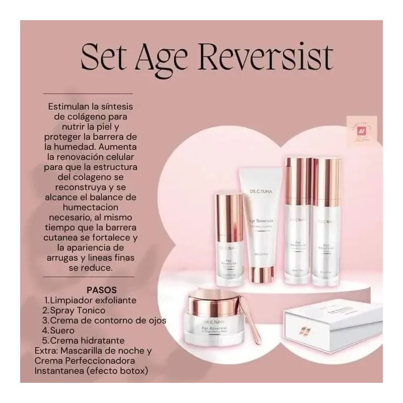 Farmasi Age Reversist Limpiador Exfoliante Antiarrugas