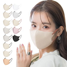 [ＬｉｌｙＮａ] マスク 52枚入(13枚×4パック) 【乾燥肌の不快感ヘ改良】 ３Dマスク 【適格請求書発行事業者】不織布マスク 定番マスク 立体マスク 不織布 ３D マスク バイカラーマスク立体 くちばし 血色マスク バイカラー マスク カラー 使い捨てマスク 小顔 チークマスク 大容量 曇らない 耳が痛くならない カラーマスク (オールドレース(耳紐同色))